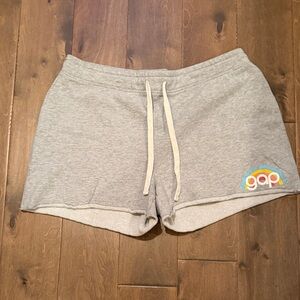 GAP Women's Athletic Gray Shorts with Logo